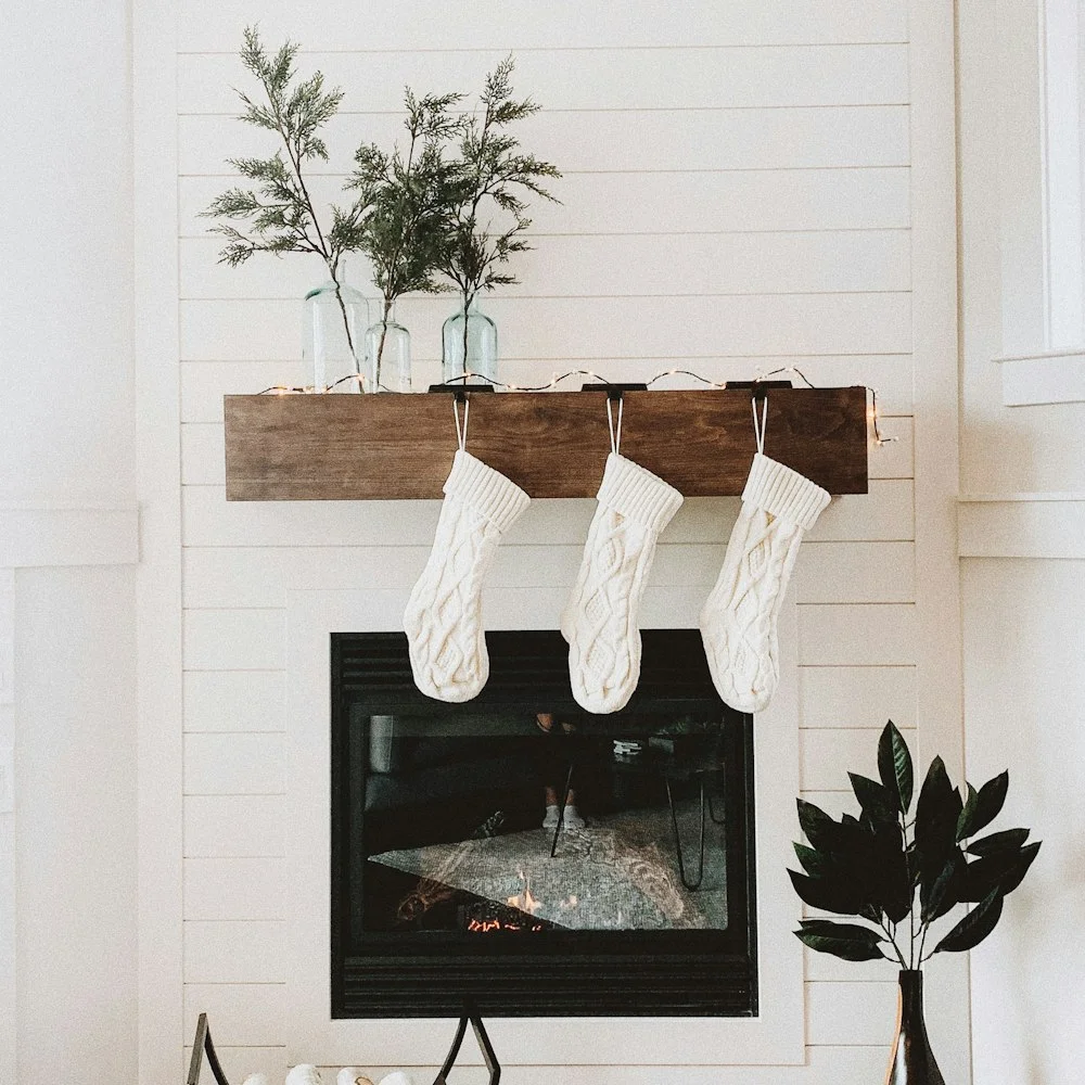 Stone Look Mantel Surround